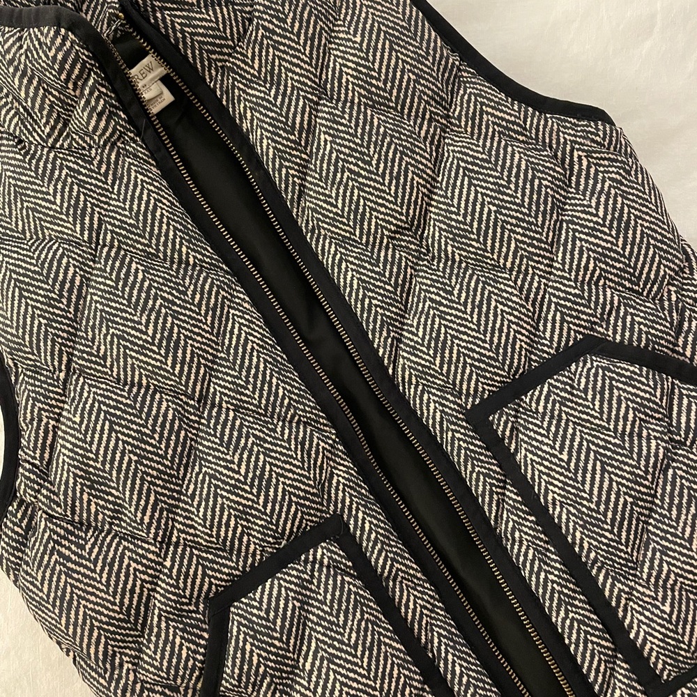 J. Crew Herringbone Vest XXS
